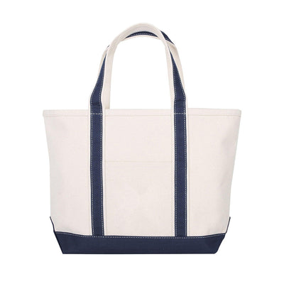 navy tote bag medium