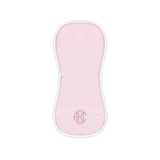 Popcorn Baby Burp Cloth in Light Pink