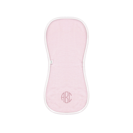 Popcorn Baby Burp Cloth in Light Pink