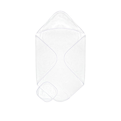 Terry/Picot Baby Towel + Wash Set in Lavender