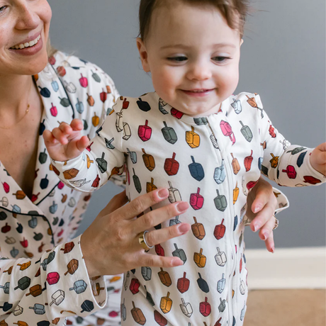 Bamboo Romper - Multi Dreidels