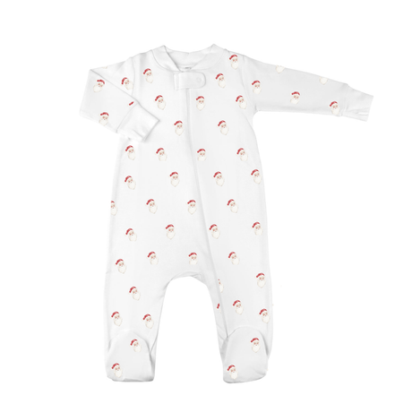 Classic Claus Zipper Romper