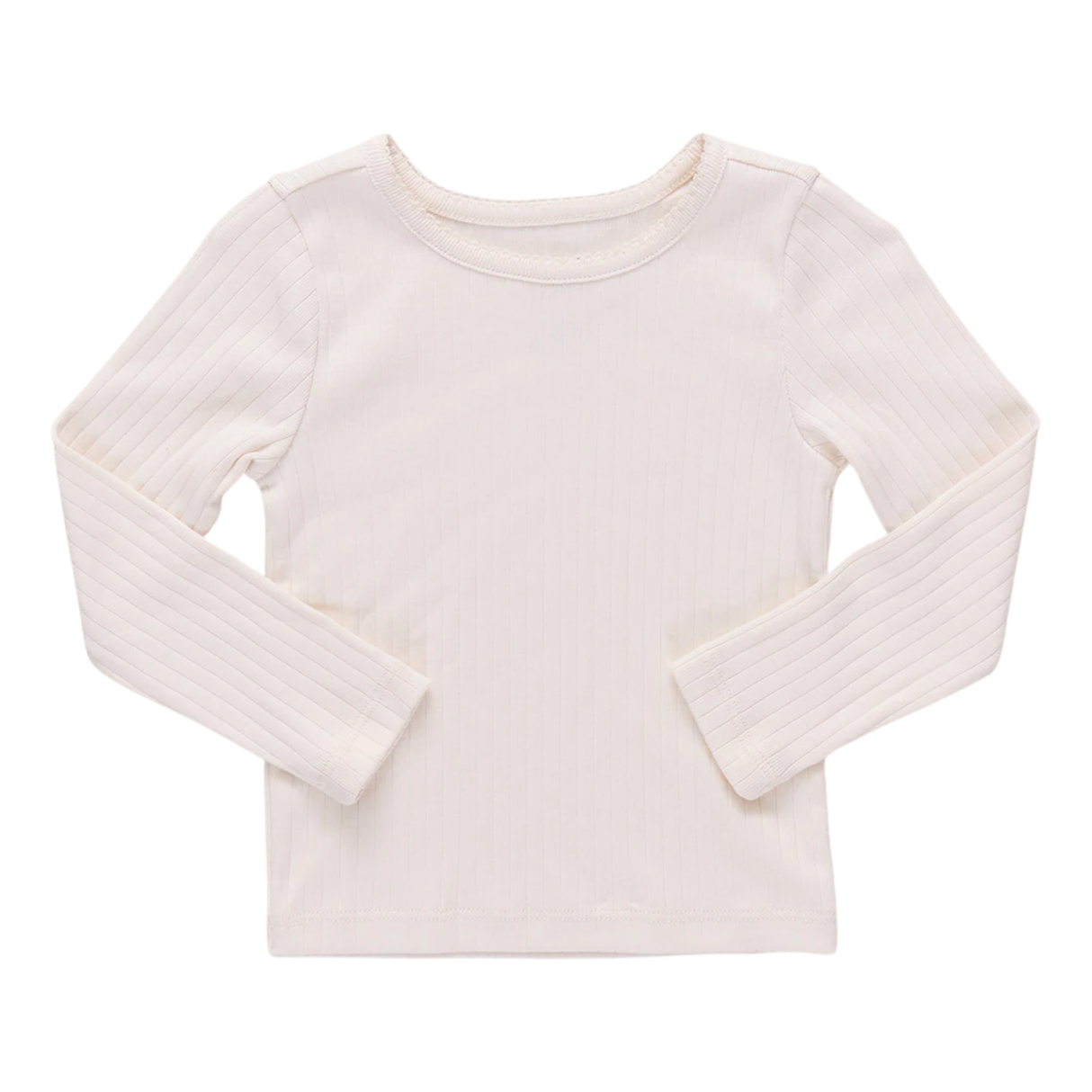 Seesaw Long Sleeve Rib T-shirt - Cream