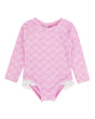 Coastal Cutie Surf Suit in Pop Pink