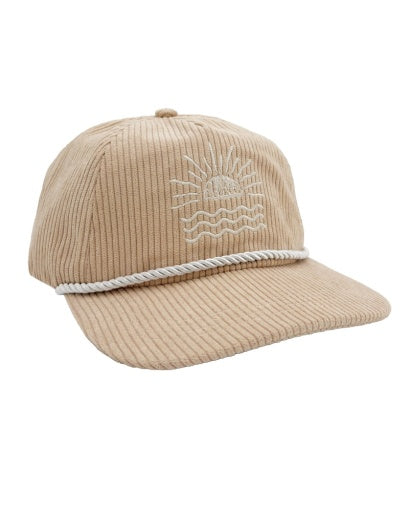 Snapaback Corduroy Hat in Brown Sugar