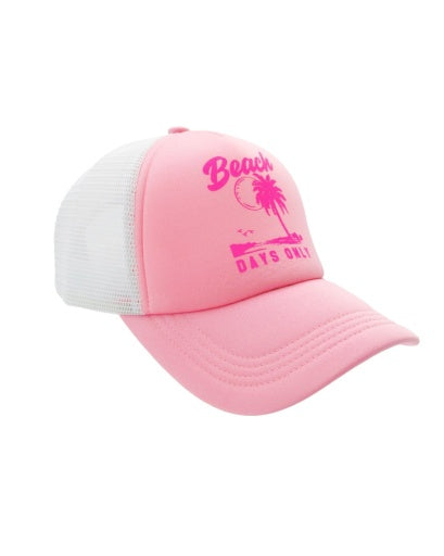 Trucker Hat in Pink Mist
