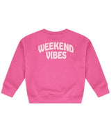 Weekend Sweatshirt in Pink Sunset