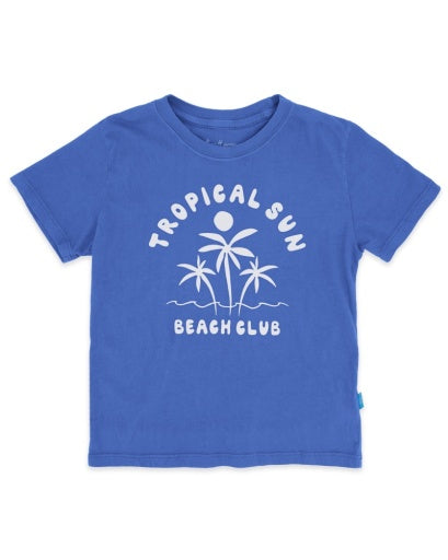 Vintage Tee in Marina Blue