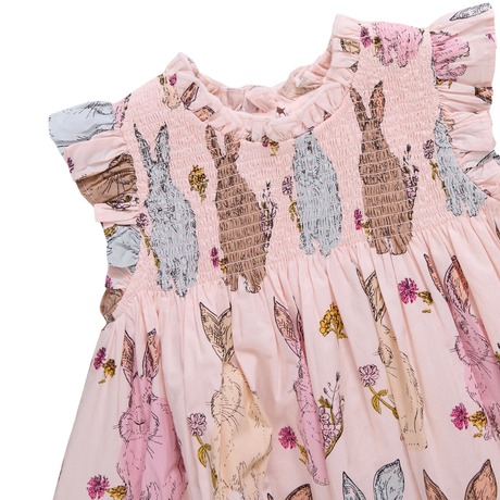 Baby Stevie Dress Set - Vintage Bunnies