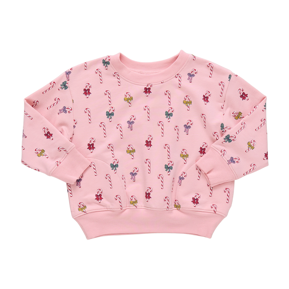 Play Sweatshirt - Mini Candy Cane