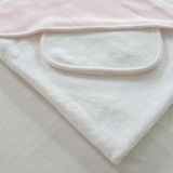 Popcorn Baby Towel + Wash Set in Light Pink