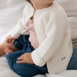 Baby Cozy Knit Sweater in Ivory