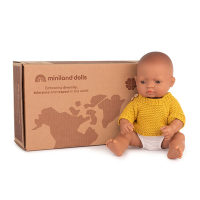 12 5/8" Baby Boy Doll with Clothes