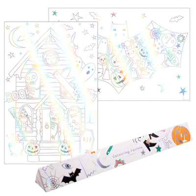Halloween Coloring Posters