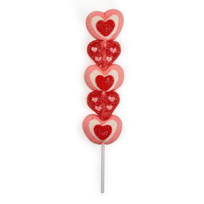 Heart Kabob Marshmallow and Jelly Lollipop