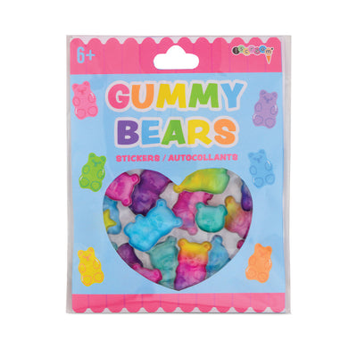 Gummy Bear Gel Stickers