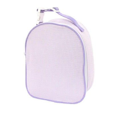 pink seersucker lunchbox