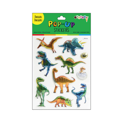 Dinosaur Pop-Up Stickers front