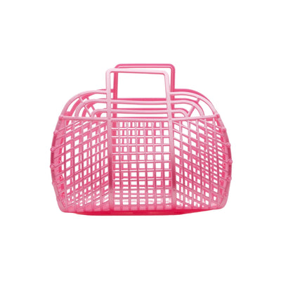 Retro Jelly Basket in Pearl Pink