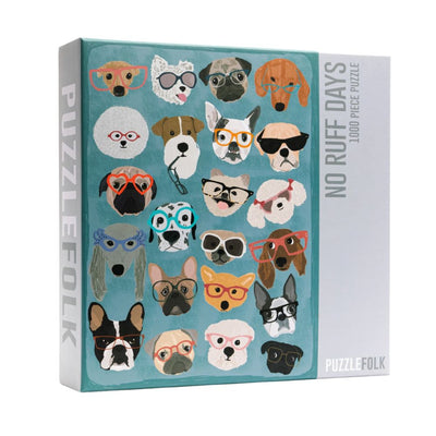 No Ruff Days Dogs Puzzle - 1000 pc