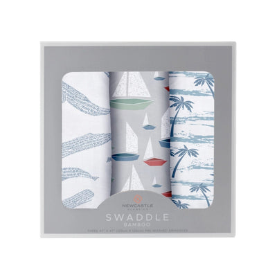 Ocean Tides Bamboo Swaddles