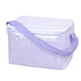 Seersucker Lunch box in Lilac