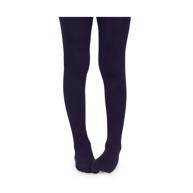 Pima Cotton Tights in Navy