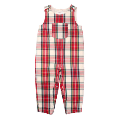 plaid coverall