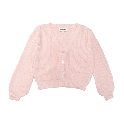 pink cardigan sweater