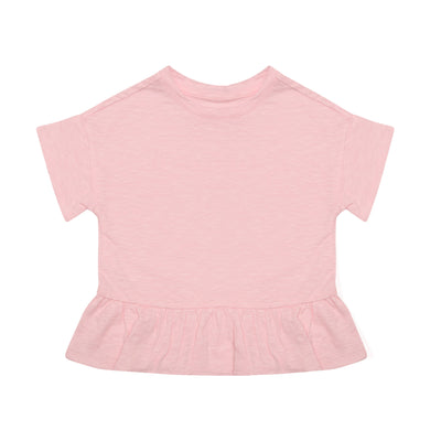 pink peplum tshirt