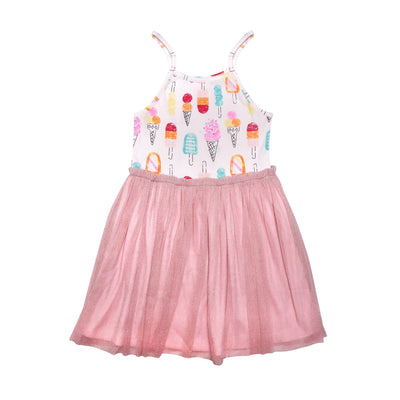 ice cream print dress