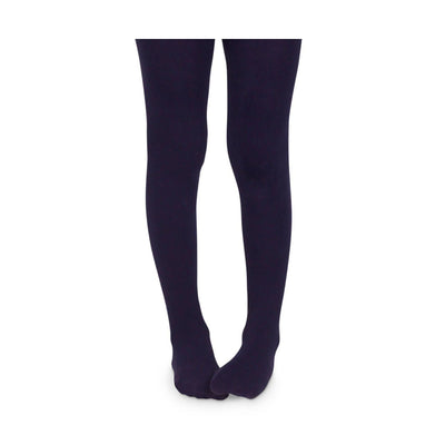 Pima Cotton Tights in Navy