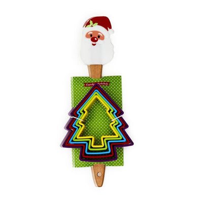 santa tree cookie cutter set