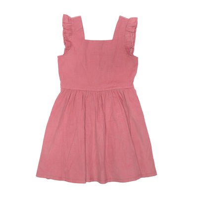 pink corduroy dress