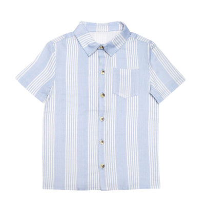 chambray stripe buttondown