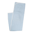 light blue striped blanket