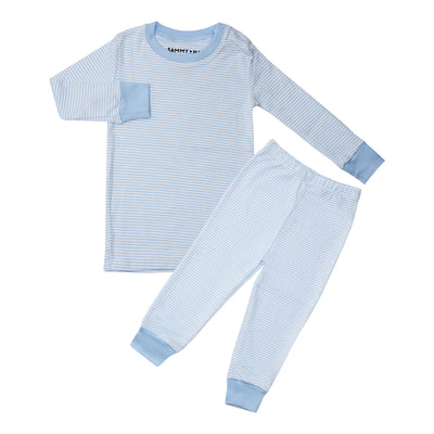 light blue stripe pajama