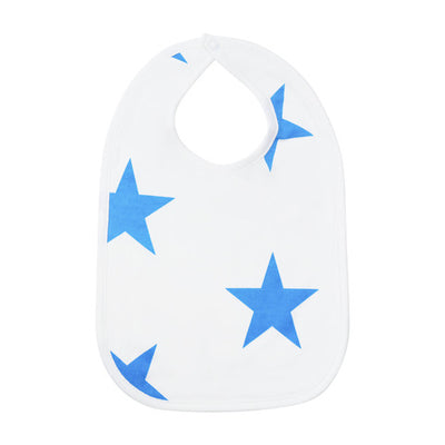 bold star bib in blue