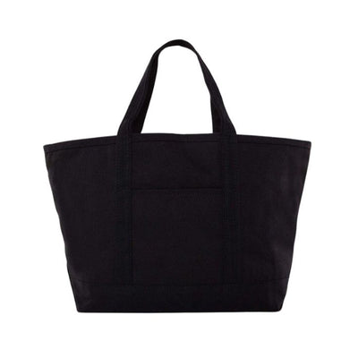 medium tote in black