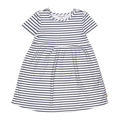 navy stripe dress