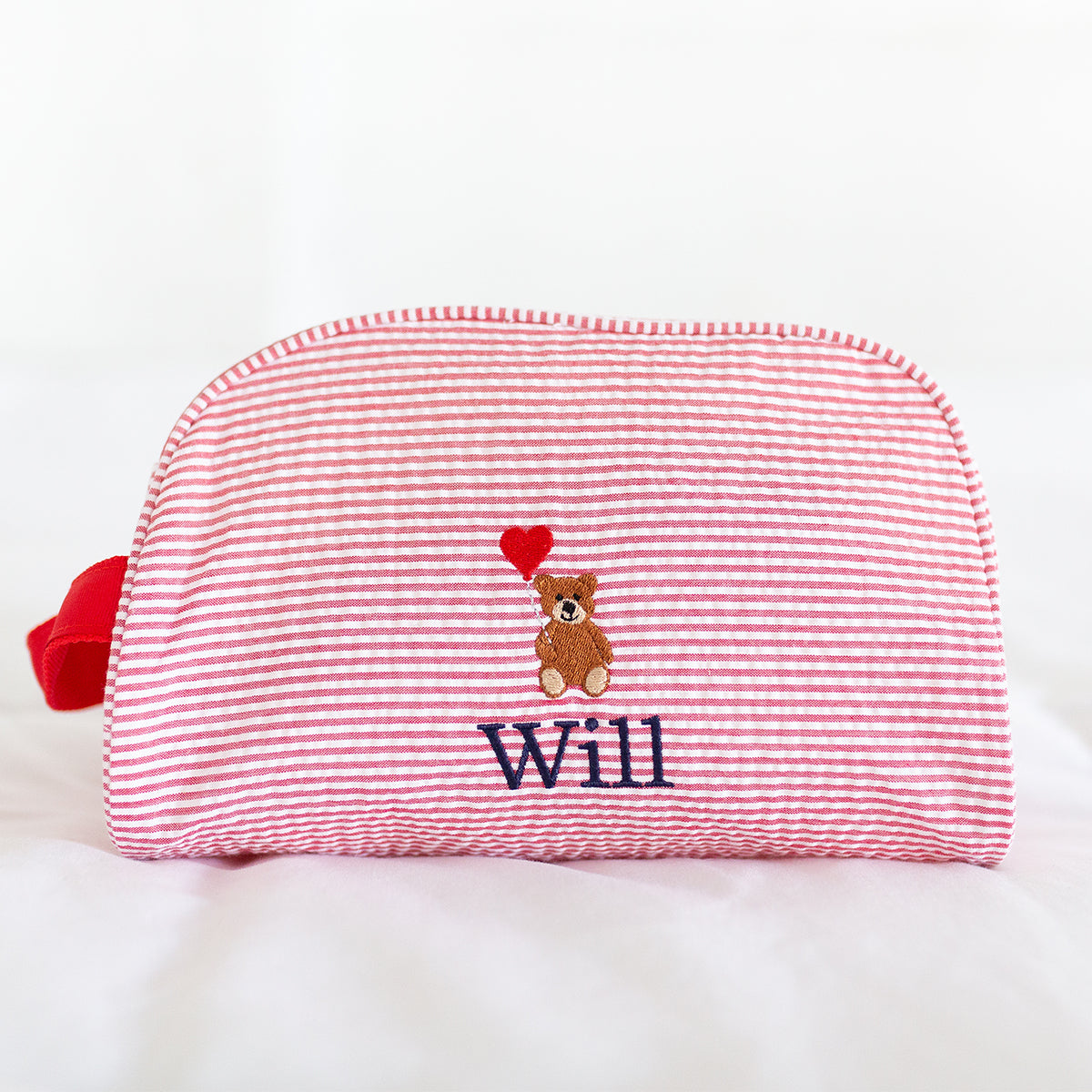 Traveler bag with monogram