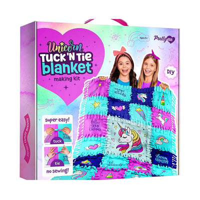 Unicorn Tuck N' Tie Blanket Making Kit