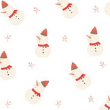 Vintage Snowman Zipper Romper