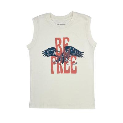 Be Free Muscle Tee in Natural
