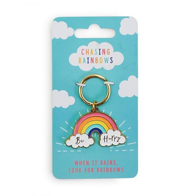 Chasing Rainbows Keychain - Be Happy