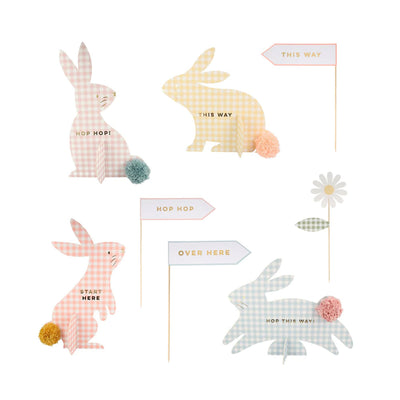 Gingham Bunnies Egg Hunt Kit