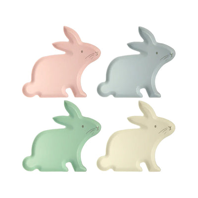 Reusable Bamboo Bunny Plates 