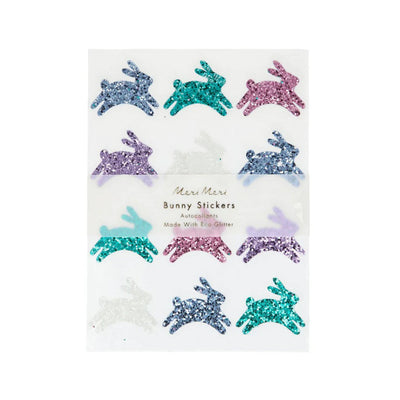Glitter Bunny Stickers