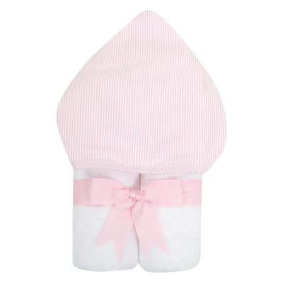 pink hooded towel