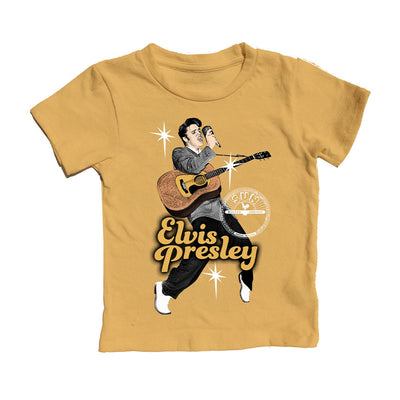 Elvis Sun Records Short Sleeve Tee in Sunset